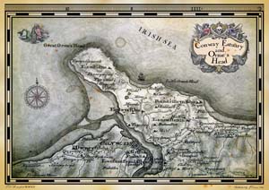Ye Olde Map of the Conwy Pirate Festival