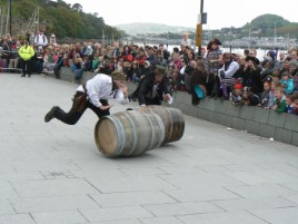 Overtaking at Conwy Pirate Festival